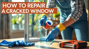 how to repair a cracked window