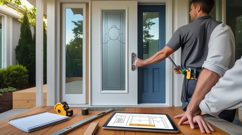 how to replace door