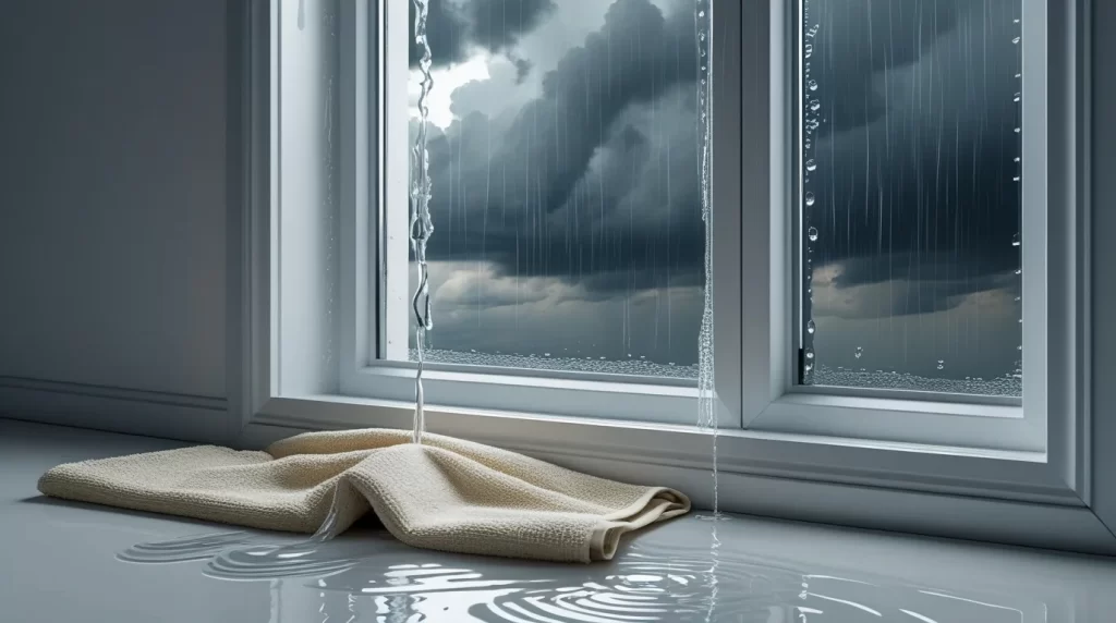 leaking windows during heavy rain
