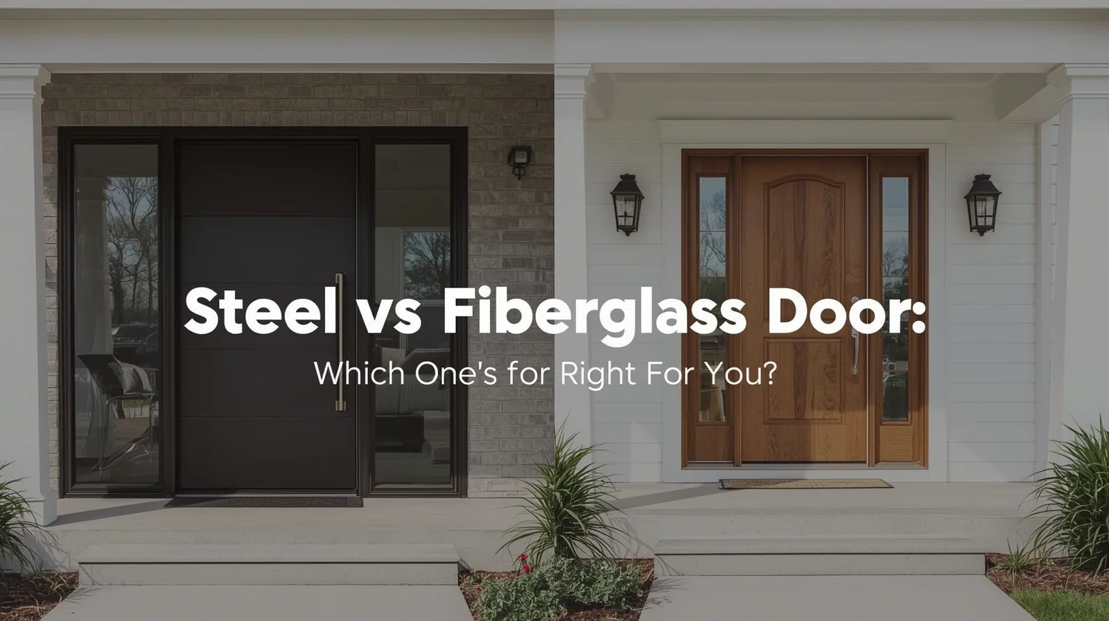 steel vs fiberglass door