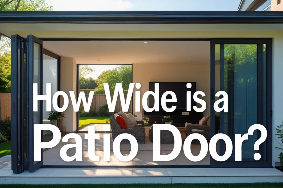 How Wide Is a Patio Door