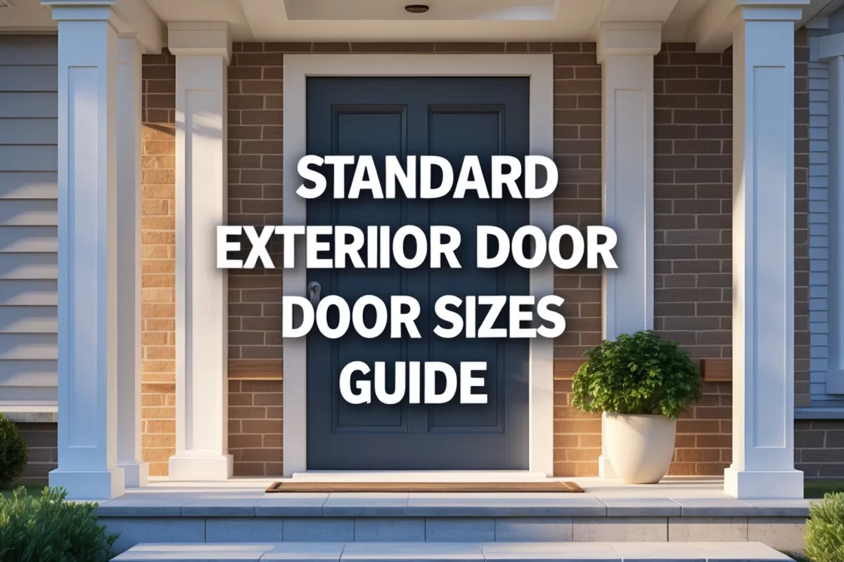 Standard Exterior Door Sizes